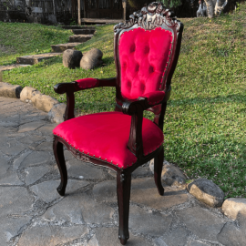 Carving Chair Red