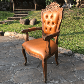 Carving Chair Brown