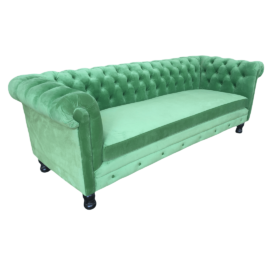 Green Sofa 3 Seaters